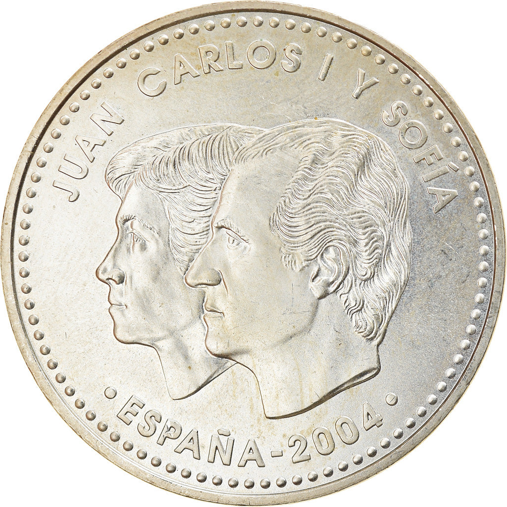 Spain, 12 Euro, 2004, Madrid, MS(63), Silver, KM:1095