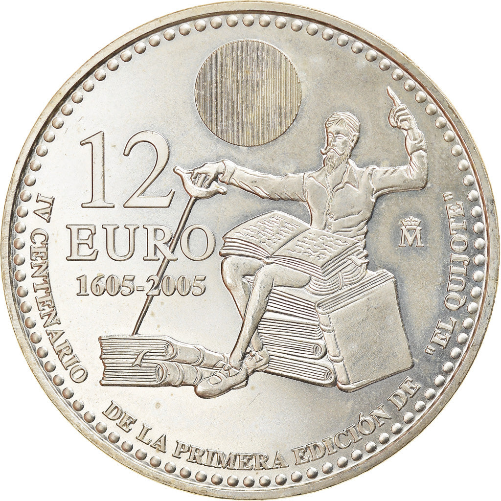 España, 12 Euro, 2005, Madrid, SC, Plata, KM:1067