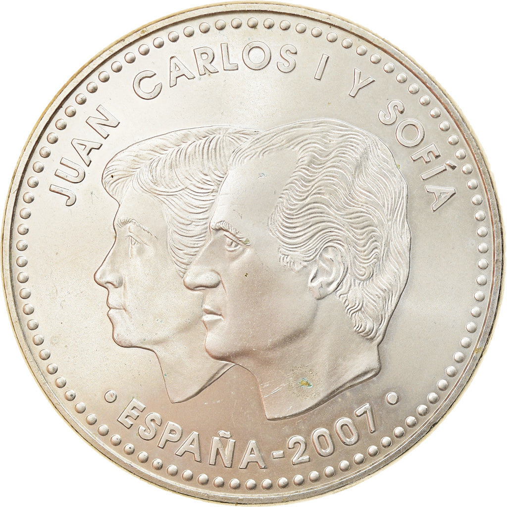 Spain, 12 Euro, 2007, Madrid, MS(63), Silver, KM:1129