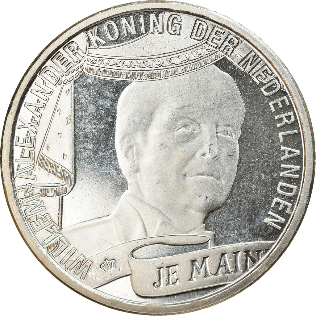 Netherlands, 10 Euro, Couronnement de Willem-Alexander, 2013, MS(63), Copper