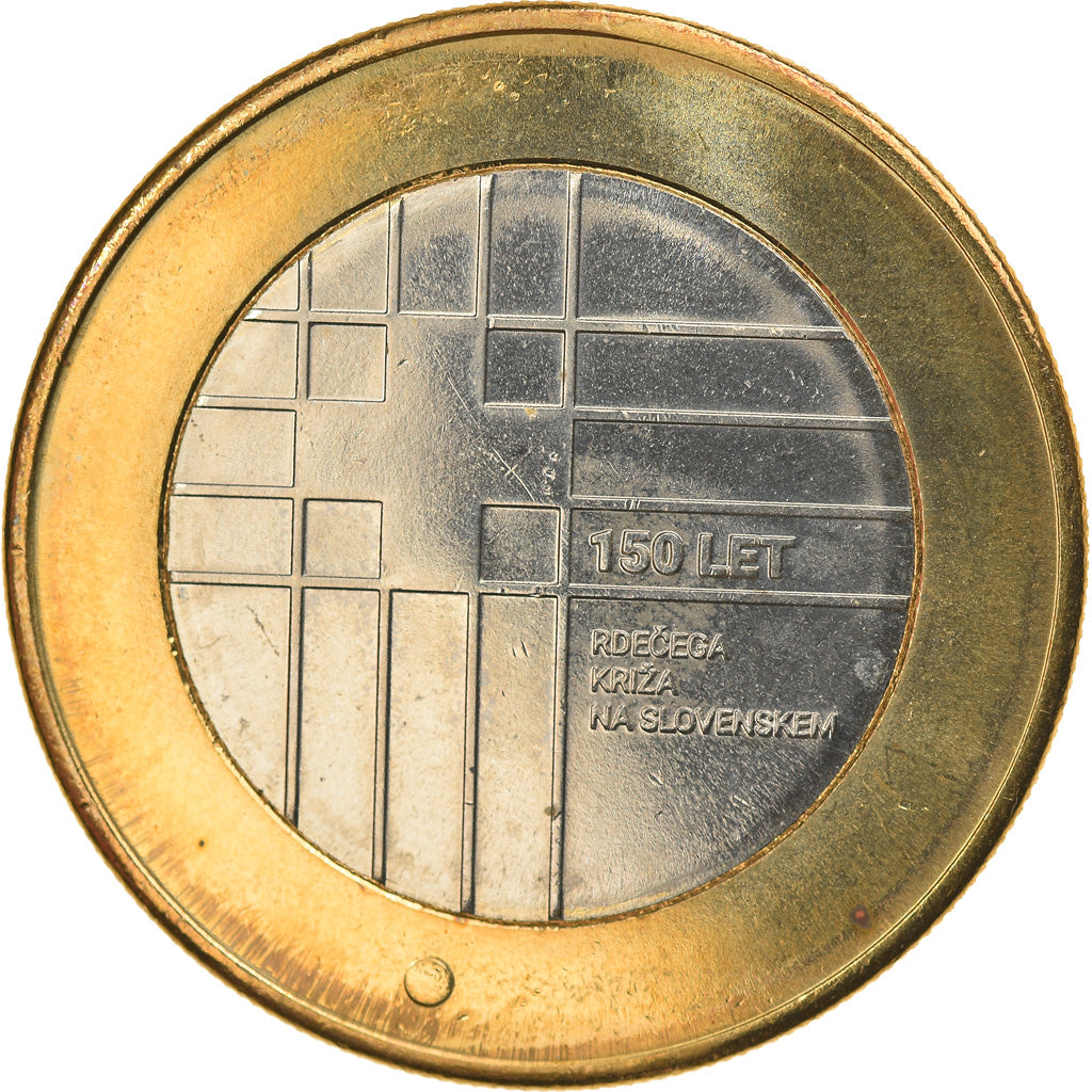 Slovenia, 3 Euro, Croix rouge slovène, 2016, MS(63), Bi-Metallic