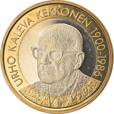 Finland, 5 Euro, Urho Kaleva Kekkonen, 2017, MS(63), Bi-Metallic
