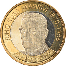Finlandia, 5 Euro, Juho Kusti Paasikivi, 2017, SC, Bimetálico