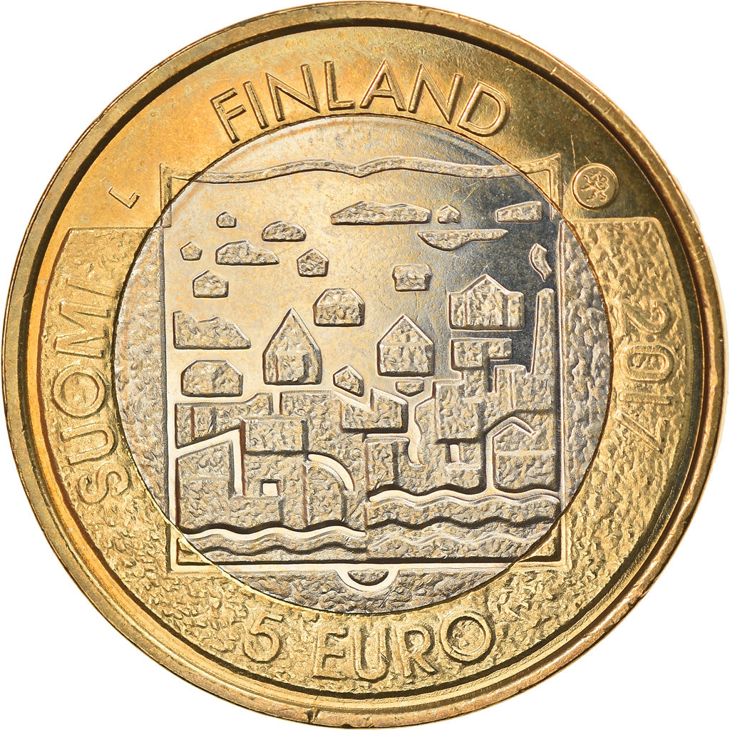 Finland, 5 Euro, Risto Ryti, 2017, MS(63), Bi-Metallic