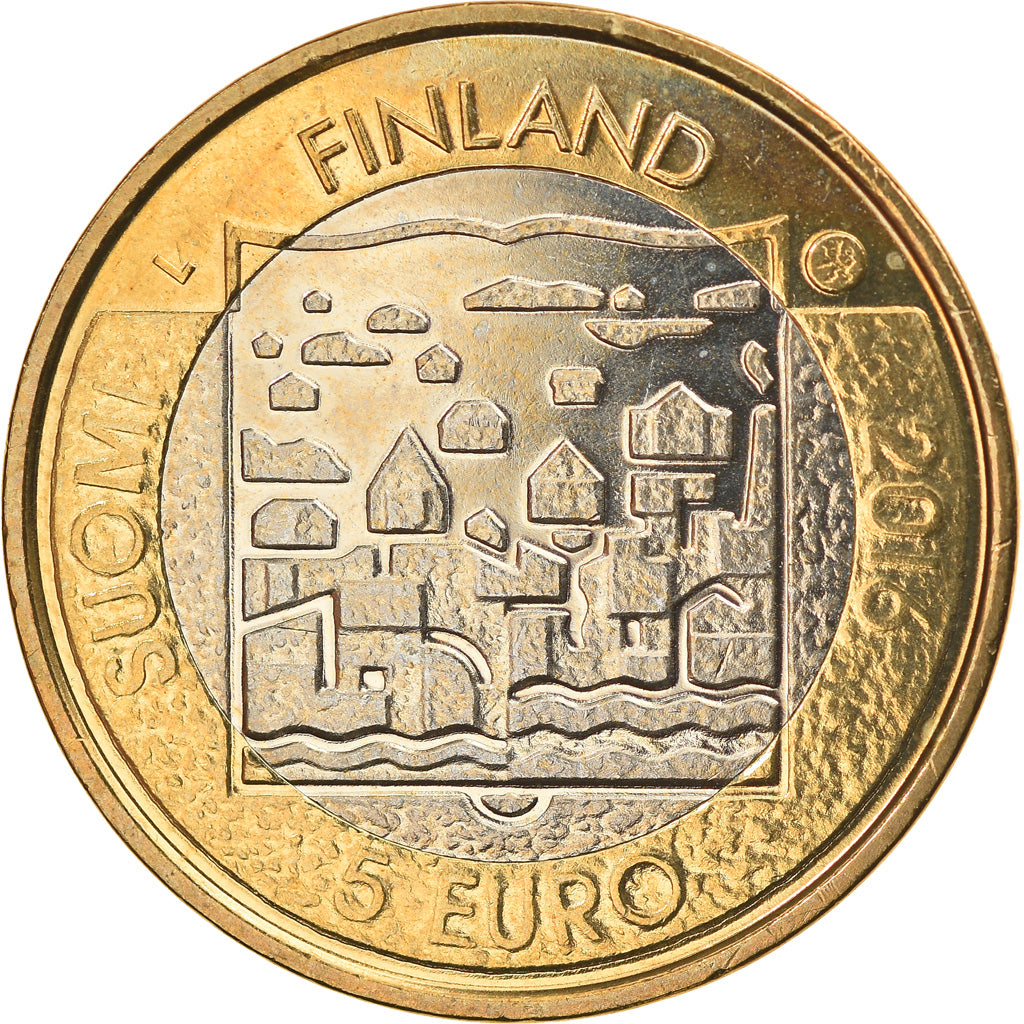 Finland, 5 Euro, Lauri Kristian Relander, 2016, MS(63), Bi-Metallic
