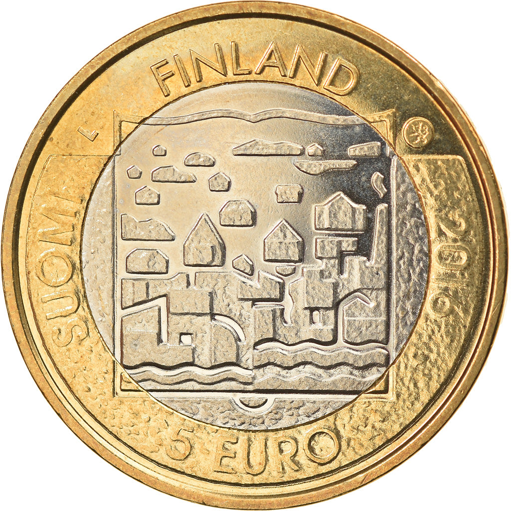 Finlande, 5 Euro, Kaarlo Juho Ståhlberg, 2016, SPL, Bi-Metallic