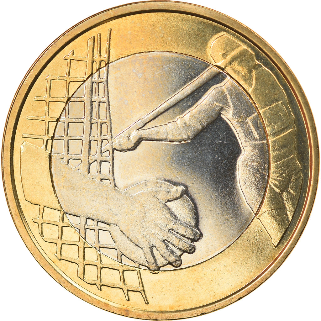 Finland, 5 Euro, Athlétisme, 2016, MS(63), Bi-Metallic
