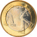 Finland, 5 Euro, Patinage Artistique, 2015, MS(60-62), Bi-Metallic