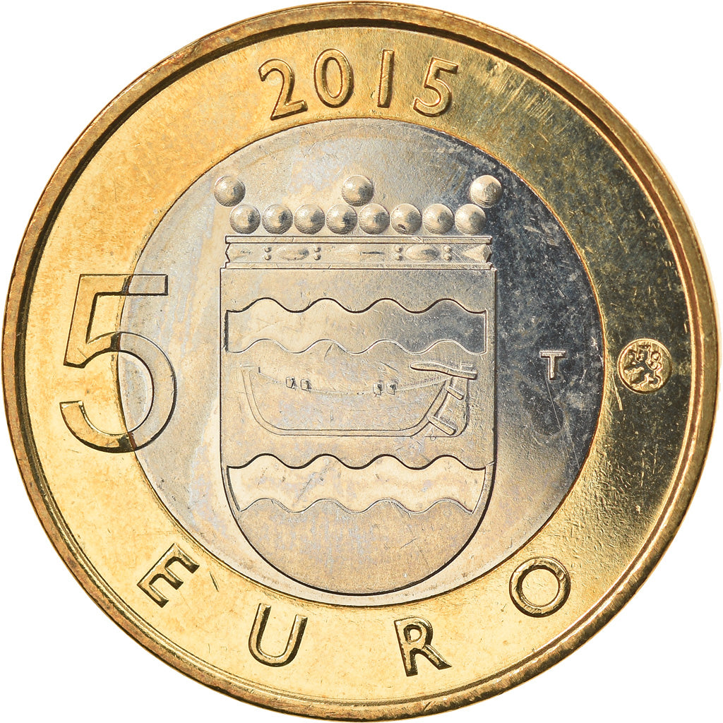 Finlândia, 5 Euro, Le hérisson en Uusimaa, 2015, MS(60-62), Bimetálico