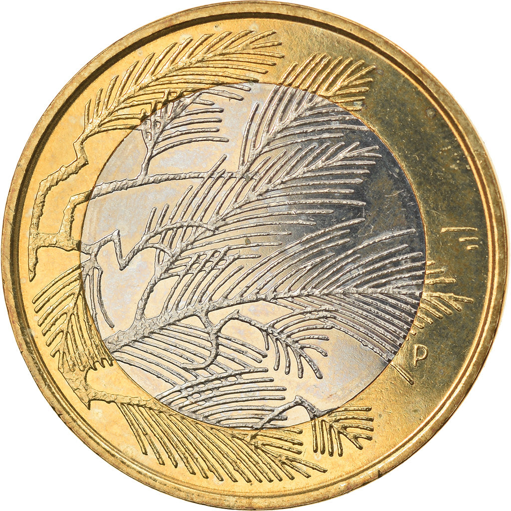 Finland, 5 Euro, Nature sauvage, 2014, MS(60-62), Bi-Metallic