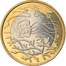 Finland, 5 Euro, L'eau, 2014, MS(60-62), Bi-Metallic