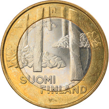 Finland, 5 Euro, Satakunta, Sammallahdenkmäki, 2013, MS(63), Bi-Metallic
