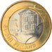 Finland, 5 Euro, Maison traditionnelle d'Ostrobotnie, 2013, MS(63), Bi-Metallic