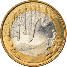 Finland, 5 Euro, 2012, Vantaa, MS(60-62), Bi-Metallic, KM:186