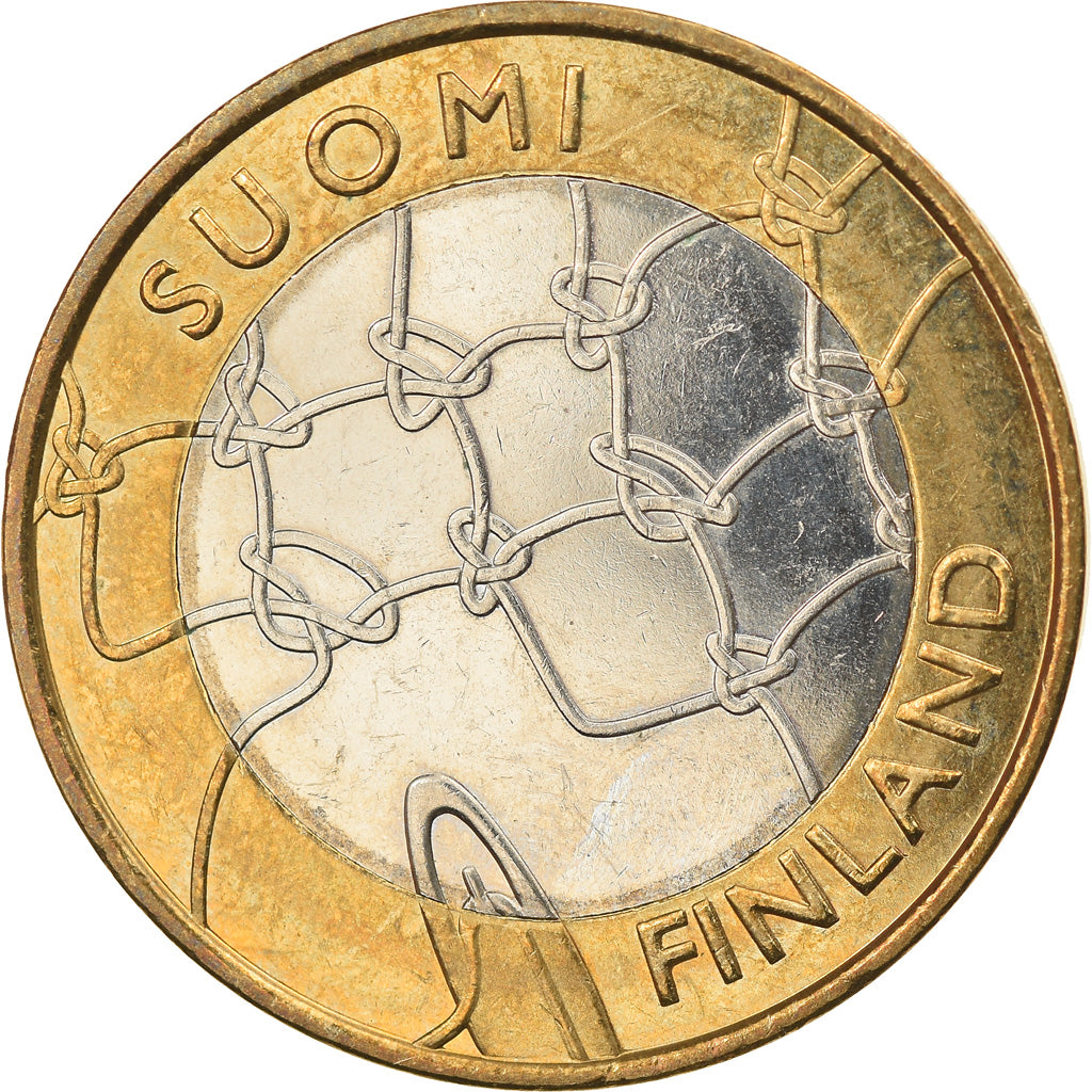 Finland, 5 Euro, 2011, Vantaa, MS(60-62), Bi-Metallic, KM:161