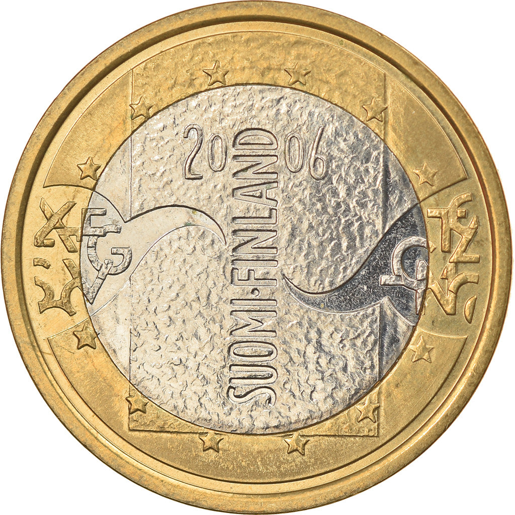 Finland, 5 Euro, 2006, Vantaa, MS(60-62), Bi-Metallic, KM:131