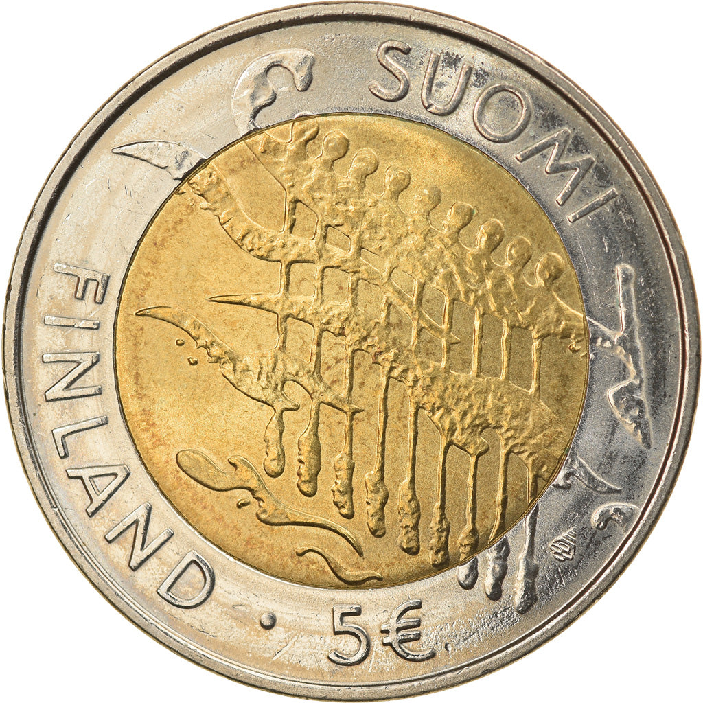 Finland, 5 Euro, 2007, Vantaa, MS(60-62), Bi-Metallic, KM:135