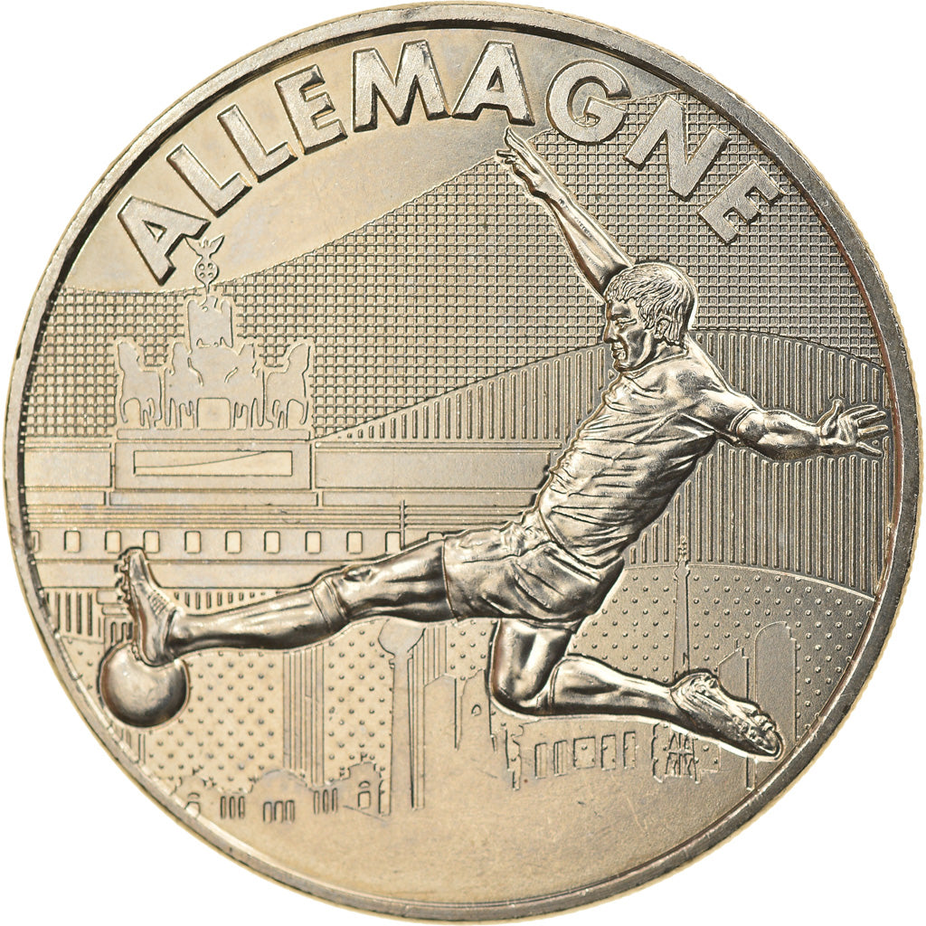 France, Token, UEFA Euro 2016, 2016, MS(63), Cupro-nickel Aluminium