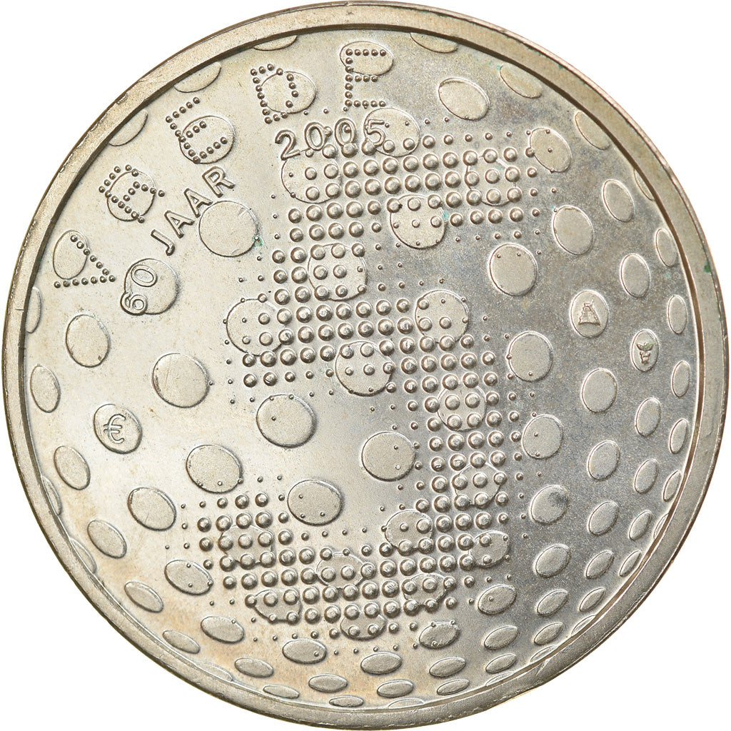 Netherlands, 5 Euro, 2005, Utrecht, MS(60-62), Silver, KM:254
