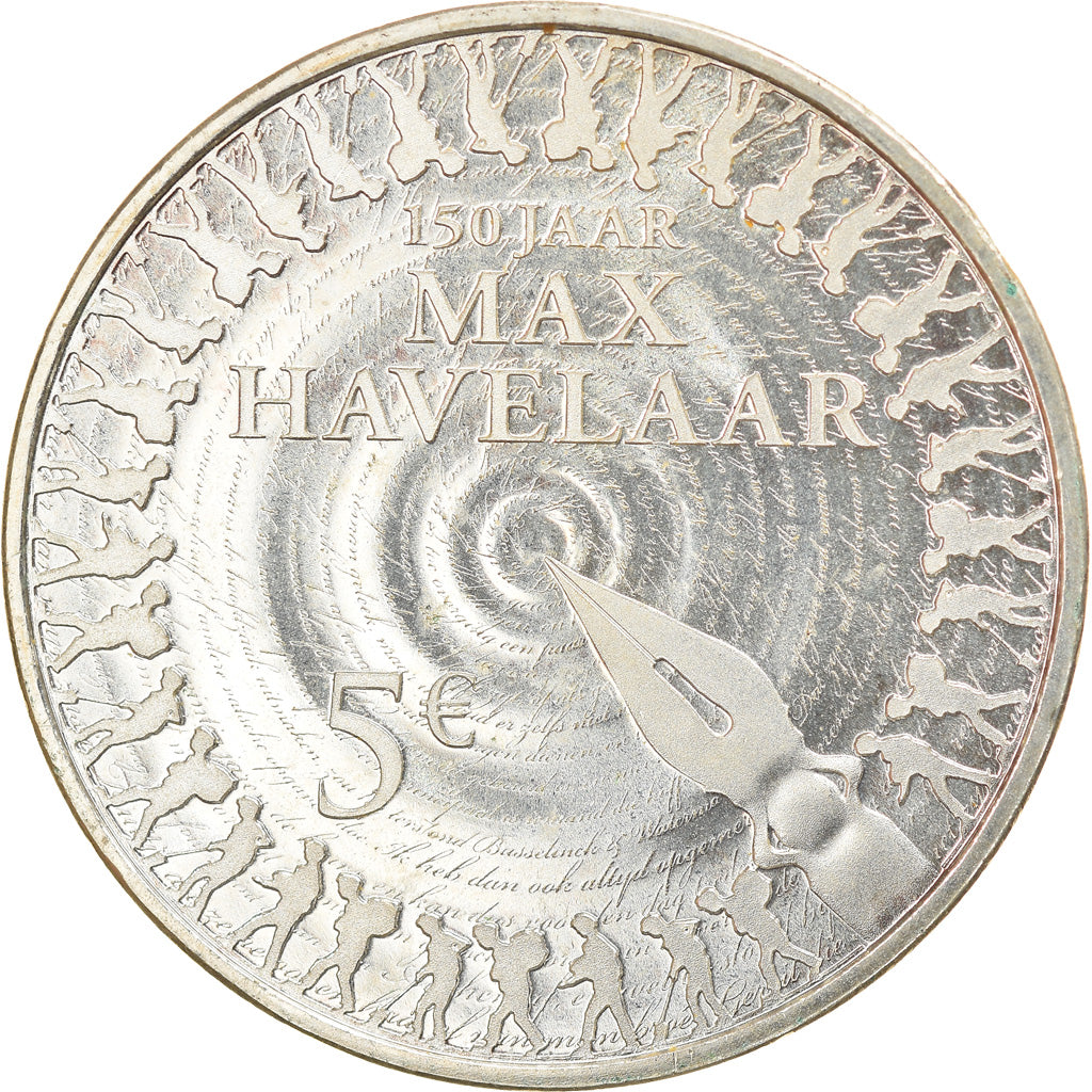 Netherlands, 5 Euro, 2010, Utrecht, MS(63), Silver Plated Copper, KM:287a
