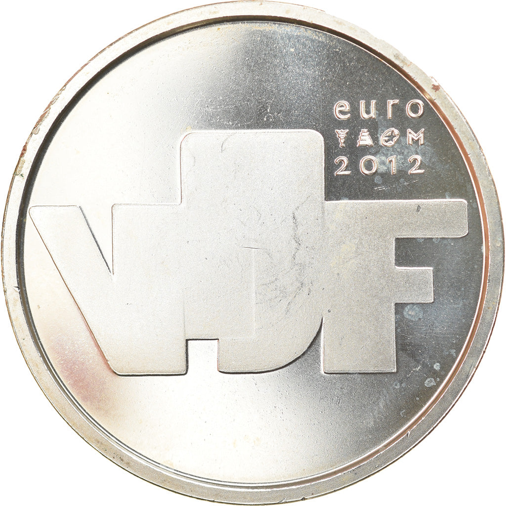 Netherlands, 5 Euro, 2012, Utrecht, MS(63), Silver Plated Copper, KM:327