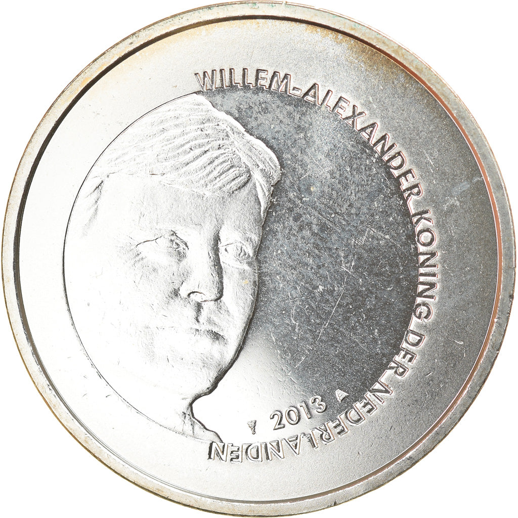 Netherlands, 5 Euro, 2013, Utrecht, MS(63), Silver Plated Copper, KM:333