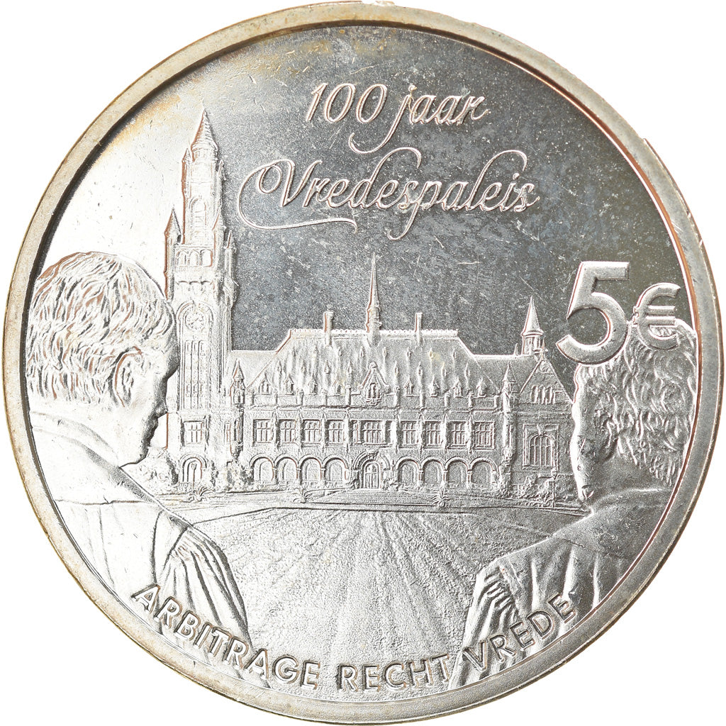 Netherlands, 5 Euro, 2013, Utrecht, MS(63), Silver Plated Copper, KM:333