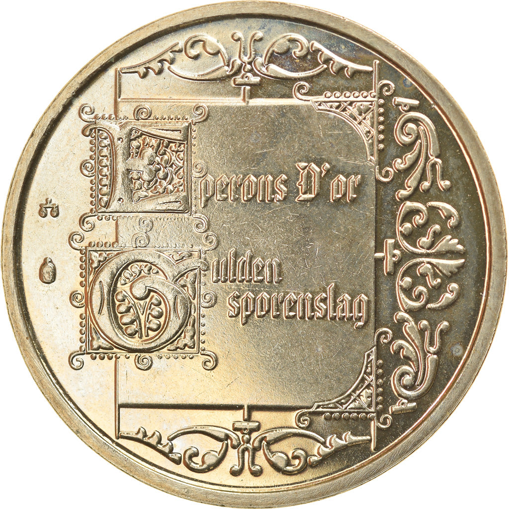 Belgique, Jeton, 700 Ans de la Bataille des Eperons d'Or, 2002, SPL