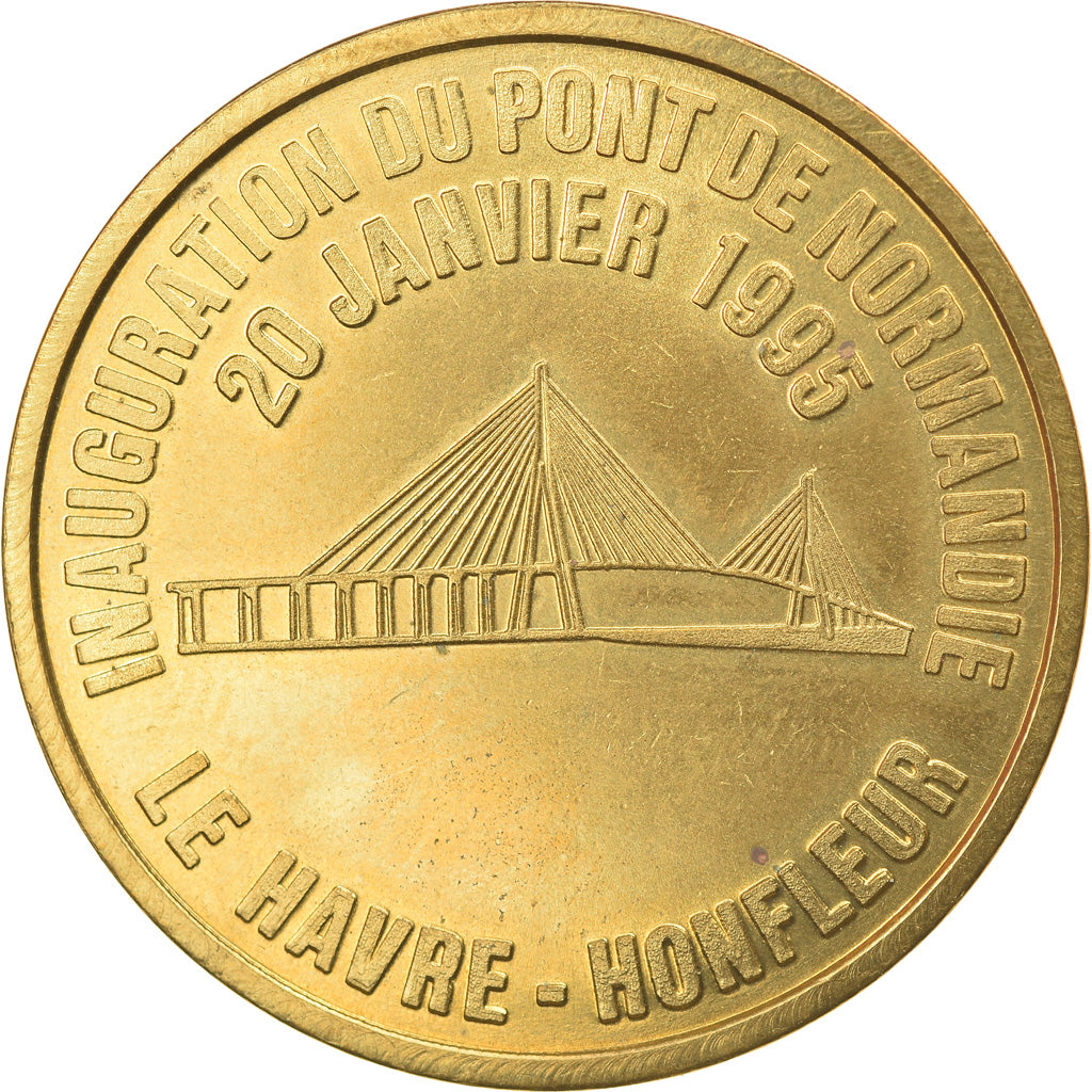 France, Jeton, Amicale numismatique du Havre - Inauguration du Pont de