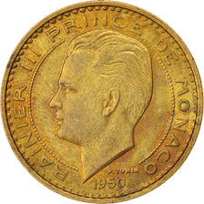 Coin, Monaco, Rainier III, 50 Francs, Cinquante, 1950, AU(55-58)
