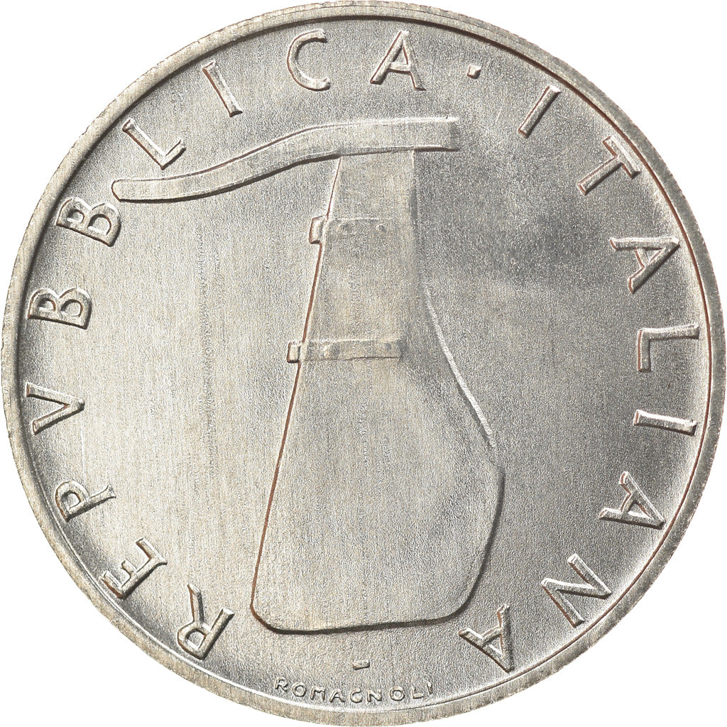 Moneta, Włochy, 5 Lire, 1989, Rome, MS(60-62), Aluminium, KM:92
