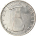 Moneta, Włochy, 5 Lire, 1989, Rome, MS(60-62), Aluminium, KM:92