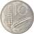 Moneta, Włochy, 10 Lire, 1991, Rome, MS(60-62), Aluminium, KM:93