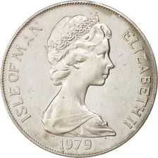 ISLE OF MAN, Crown, 1979, Pobjoy Mint, KM #45a, EF(40-45), Silver, 38.47, 28.50