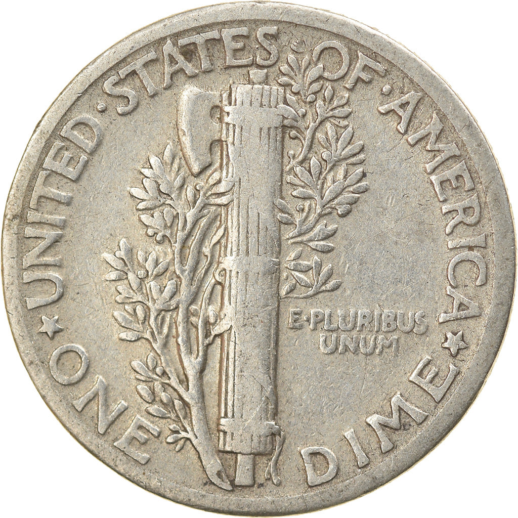 Moneta, Stati Uniti, Mercury Dime, Dime, 1935, U.S. Mint, Philadelphia, MB+