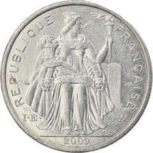 Coin, French Polynesia, Franc, 2009, Paris, AU(55-58), Aluminum, KM:11
