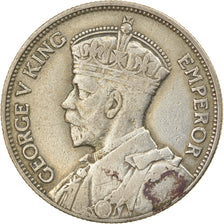 Coin, New Zealand, George V, Florin, 1934, VF(30-35), Silver, KM:4