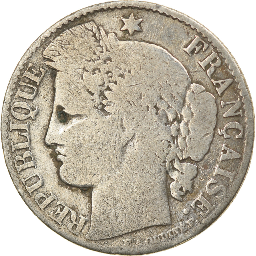 Münze, Frankreich, Cérès, 50 Centimes, 1882, Paris, S, Silber, KM:834.1