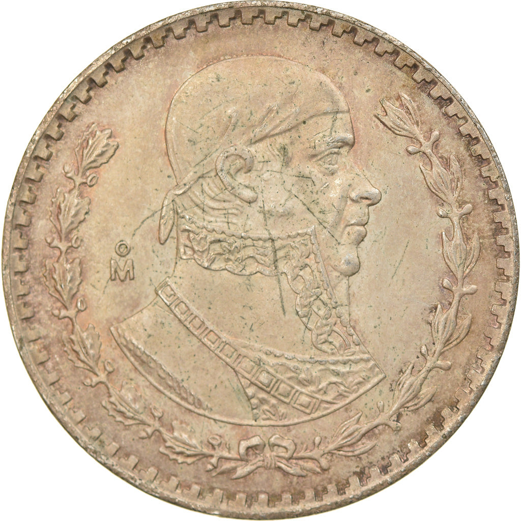 Coin, Mexico, Peso, 1962, Mexico City, EF(40-45), Silver, KM:459