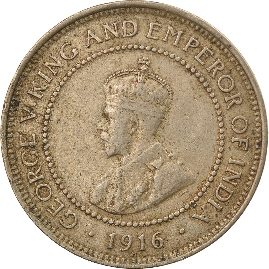 Coin, Jamaica, George V, 1/2 Penny, 1916, Franklin Mint, VF(30-35)