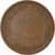 Moneta, NIEMCY - IMPERIUM, Wilhelm II, Pfennig, 1900, Muldenhütten, AU(55-58)