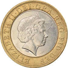 Moneda, Gran Bretaña, Elizabeth II, 2 Pounds, 2008, EBC, Bimetálico, KM:994