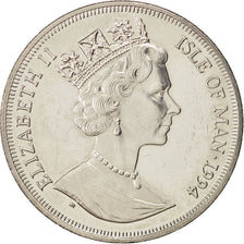 ISLE OF MAN, Crown, 1994, Pobjoy Mint, KM #423, AU(55-58), Copper-Nickel, 38.5,.