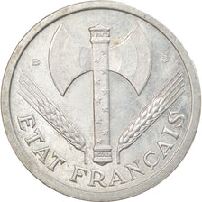 Moneta, Francia, Bazor, 2 Francs, 1943, Beaumont - Le Roger, SPL-, Alluminio