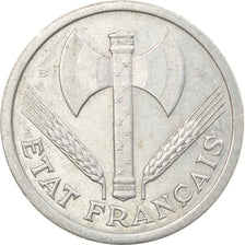 Monnaie, France, Bazor, 2 Francs, 1944, Beaumont - Le Roger, SUP, Aluminium