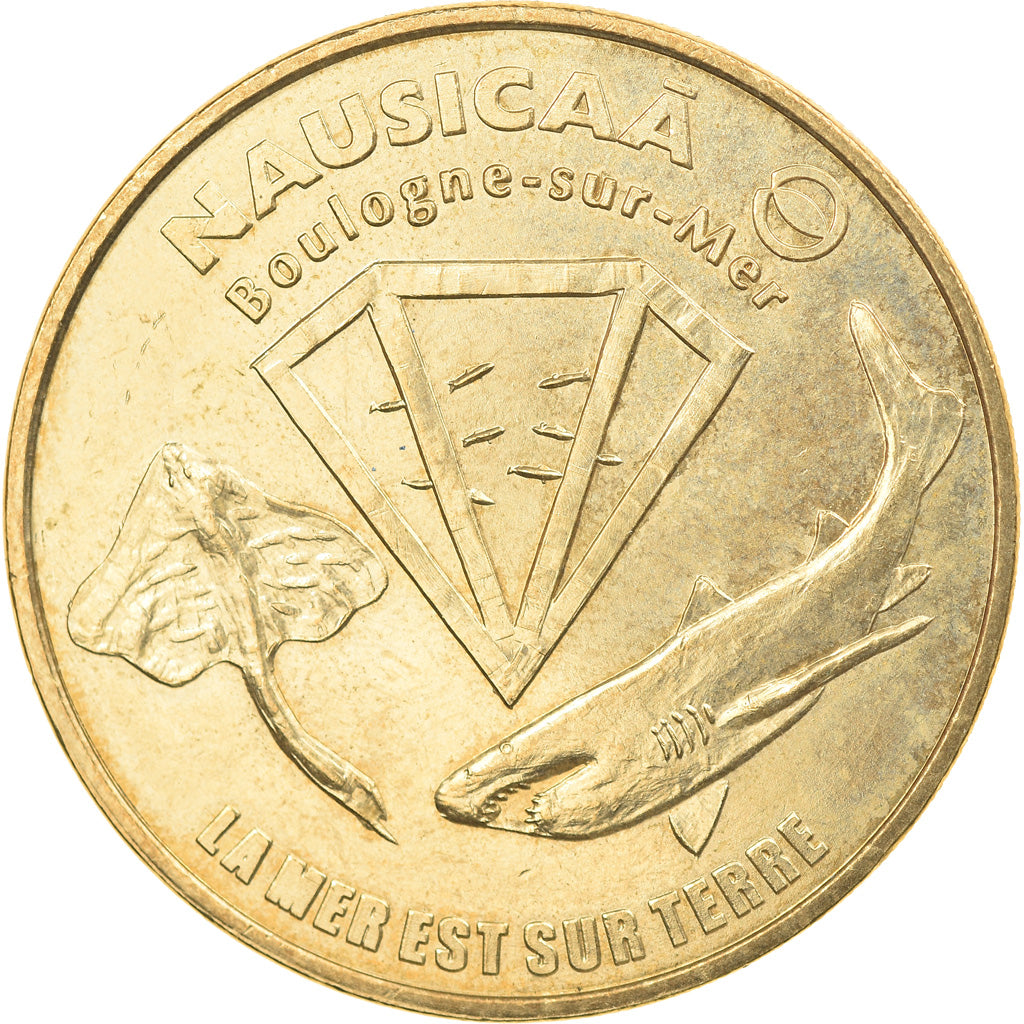 Francia, Token, Jetón turístico, Boulogne-sur Mer  - Nausicaa n° 1, Arts &
