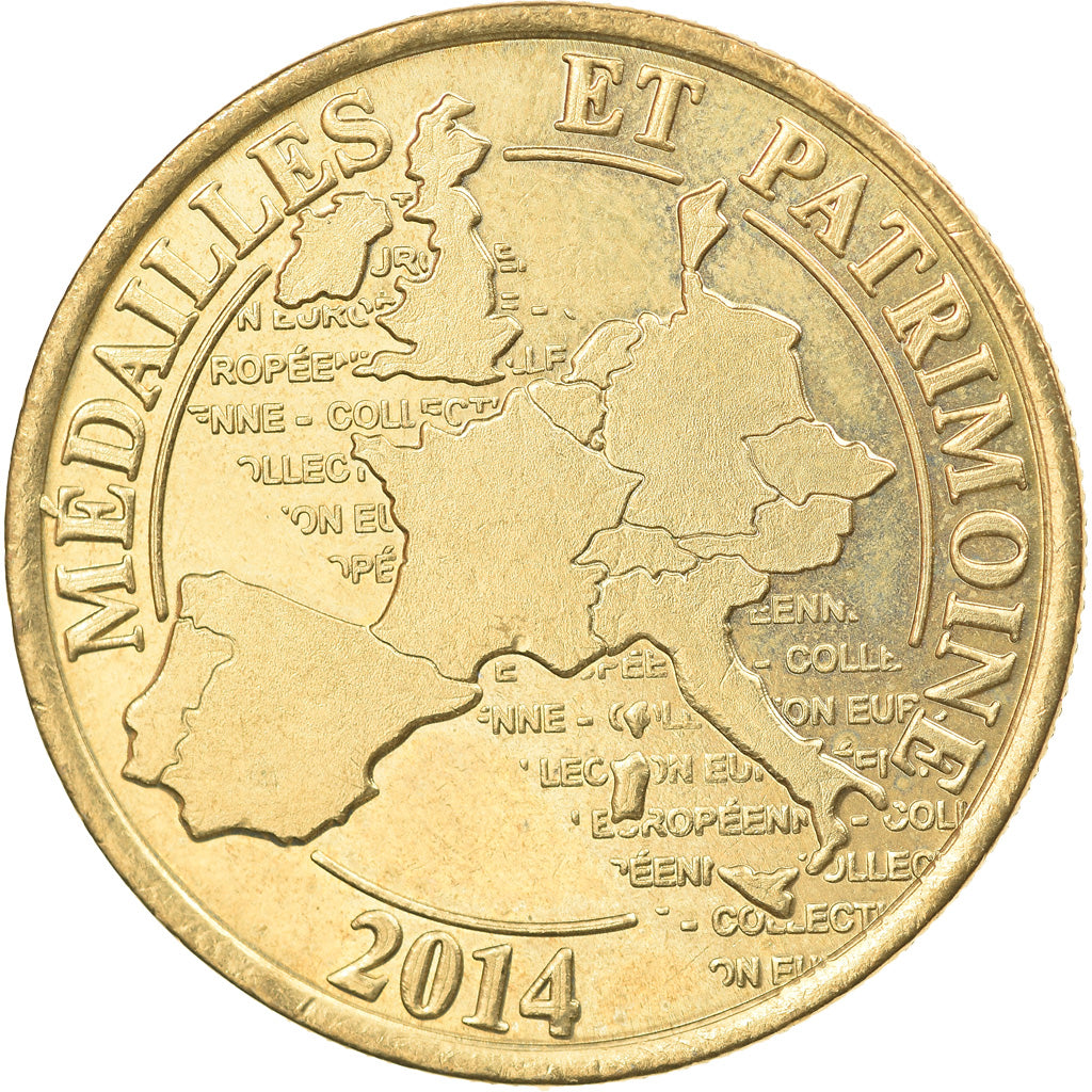 Francja, Token, Chenonceau - Château -  Henri II, 2014, Médailles et