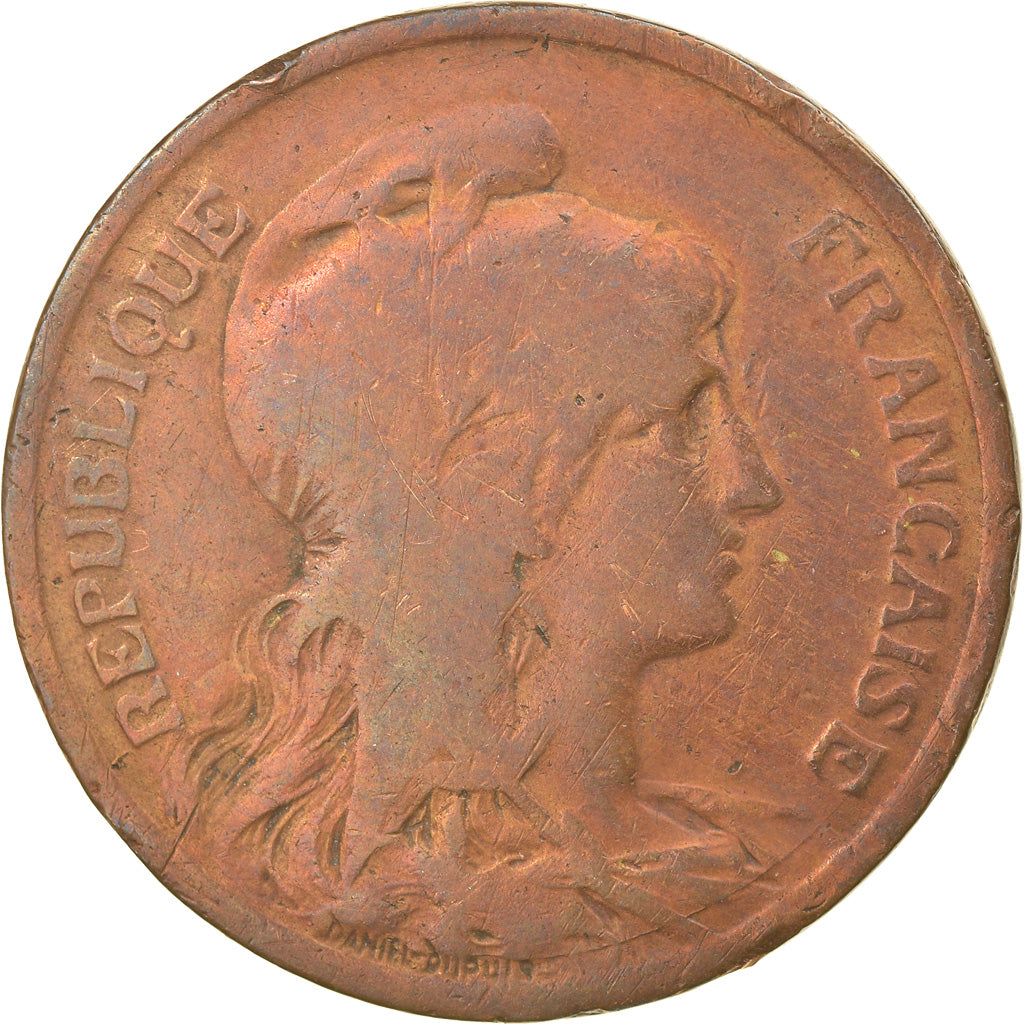 Coin, France, Dupuis, 10 Centimes, 1920, Paris, VF(20-25), Bronze, KM:843