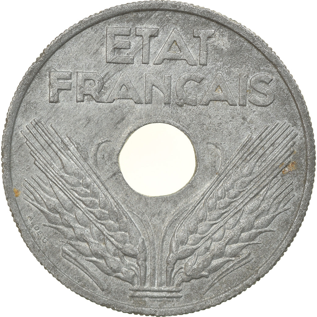 Moneda, Francia, État français, 20 Centimes, 1944, Paris, EBC, Cinc, KM:900.2