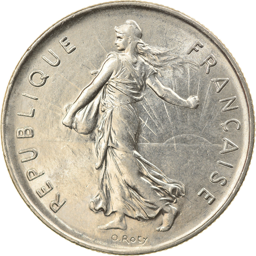 Coin, France, Semeuse, 5 Francs, 1983, Paris, MS(63), Nickel Clad Copper-Nickel